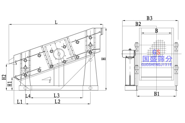 圓振動(dòng)篩圖